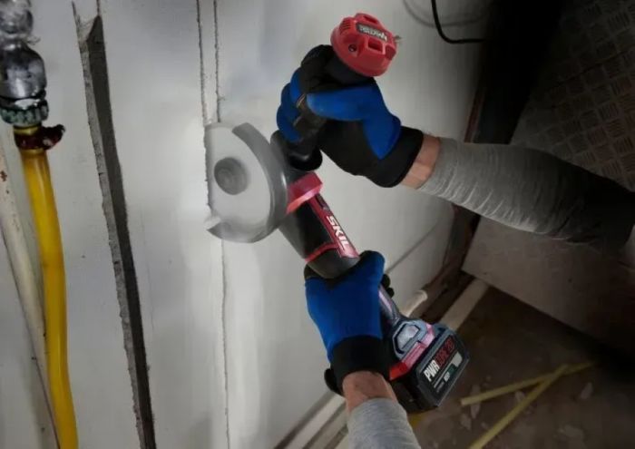 Шліфмашина кутова акумуляторна SKIL 3930 CB XP 125мм безщіткова 20В 1х5А·год 8500об·хв VRS+ плав. пуск 1.88кг