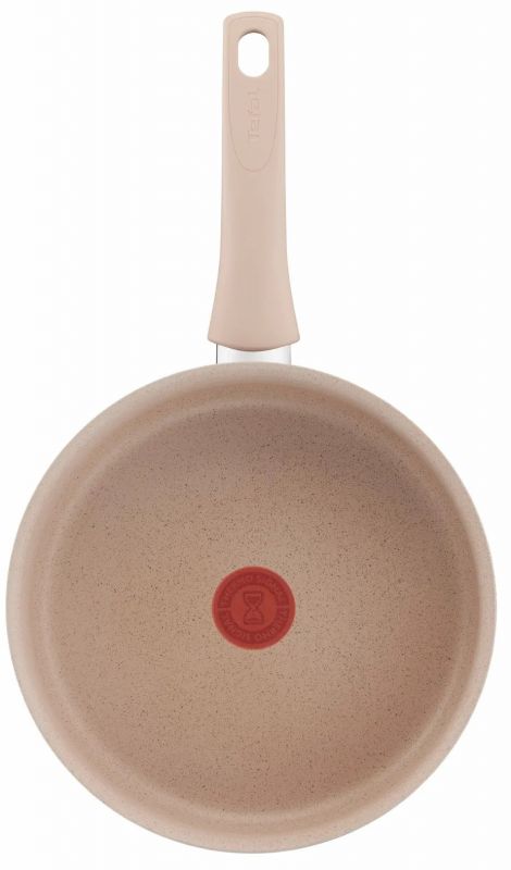 Сотейник Tefal Delight, з кришкою, 24см, алюміній, бпкеліт, бежевий