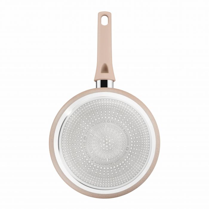 Сотейник Tefal Delight, з кришкою, 24см, алюміній, бпкеліт, бежевий
