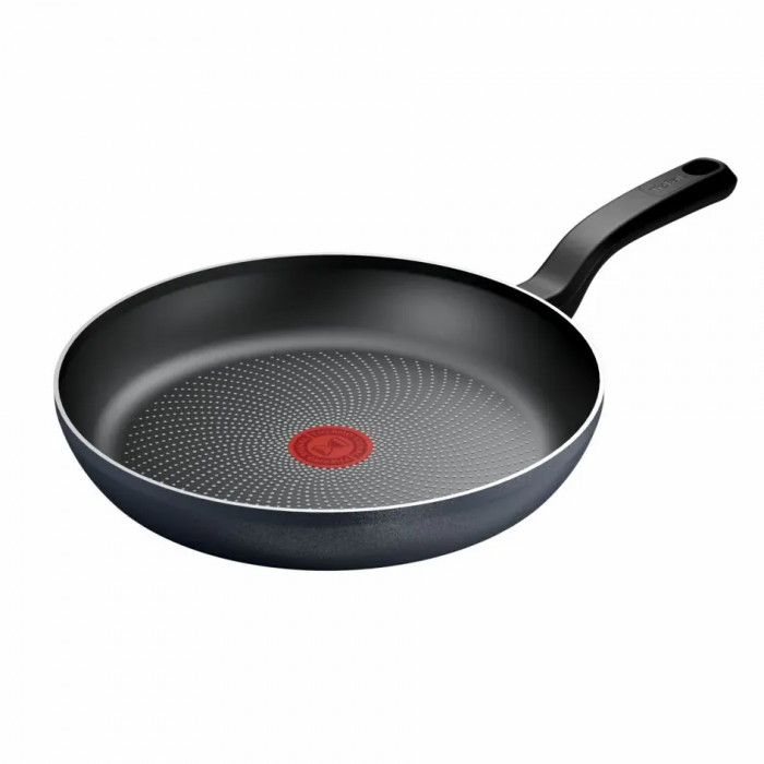 Сковорода з кришкою Tefal So' Light, 28см, алюміній, бакеліт, скло, чорний