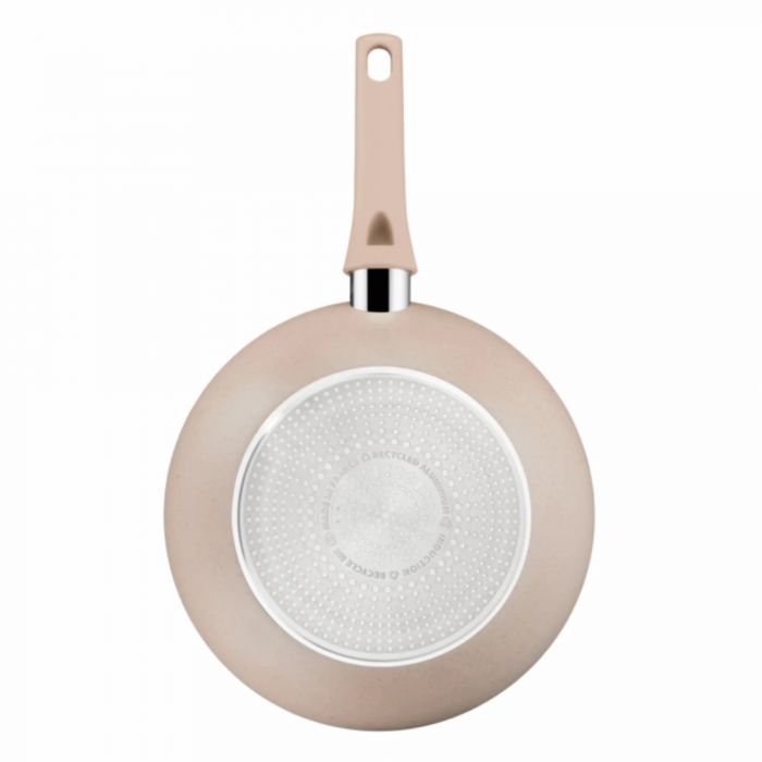 Сковорода ВОК Tefal Delight,28см, алюміній, бакеліт, бежевий