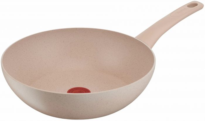 Сковорода ВОК Tefal Delight,28см, алюміній, бакеліт, бежевий