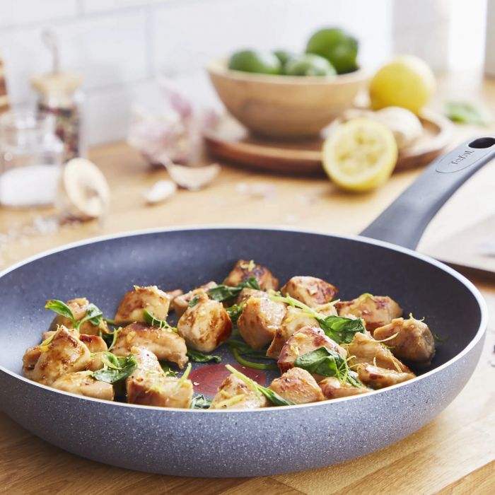 Сковорода Tefal Hard Stone, 20см, алюміній, бакеліт, сірий