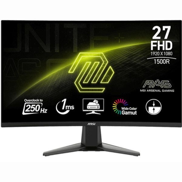 Монітор MSI 27" MAG 276CXF 2xHDMI, DP, Audio, VA, 280Hz, 0.5ms, sRGB 102%, CURVED, AdaptiveSync