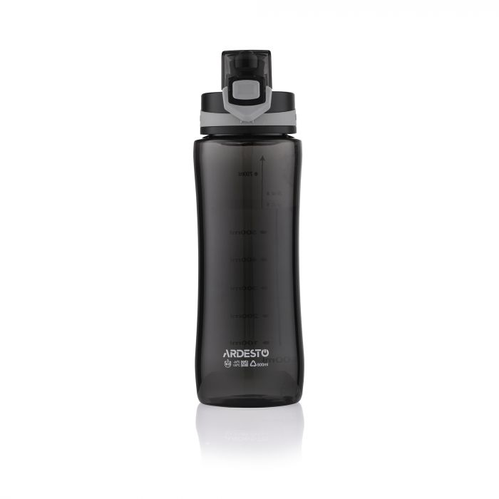 Пляшка для води ARDESTO Purity, 800мл, пластик, чорний