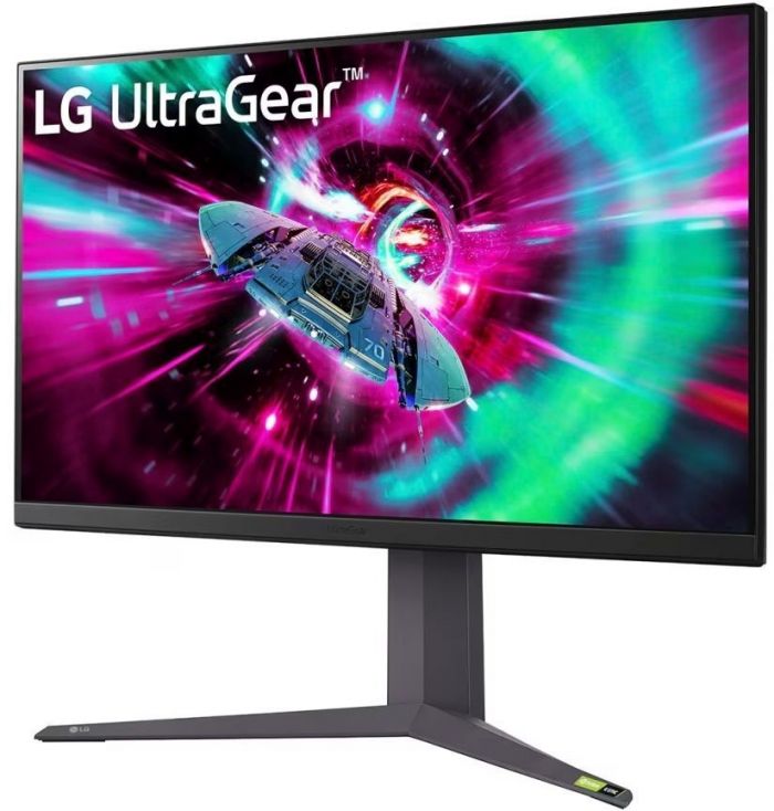Монітор LG 31.5" 32GR93U-B 2xHDMI, DP, USB, Audio, IPS, 3840x2160, 144Hz, 1ms, DCI-P3 95%, G-SYNC, FreeSync, Pivot, HDR400