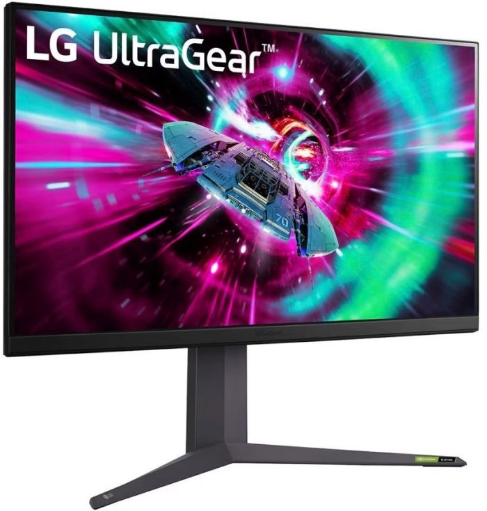 Монітор LG 31.5" 32GR93U-B 2xHDMI, DP, USB, Audio, IPS, 3840x2160, 144Hz, 1ms, DCI-P3 95%, G-SYNC, FreeSync, Pivot, HDR400