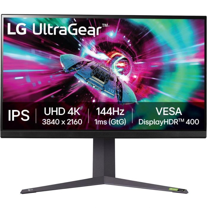 Монітор LG 31.5" 32GR93U-B 2xHDMI, DP, USB, Audio, IPS, 3840x2160, 144Hz, 1ms, DCI-P3 95%, G-SYNC, FreeSync, Pivot, HDR400