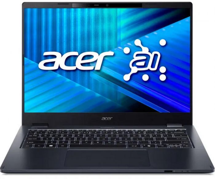 Ноутбук Acer TravelMate TMP414-55 14" WUXGA IPS, Intel U7-255U, 64GB, F1TB, UMA, Lin, синій