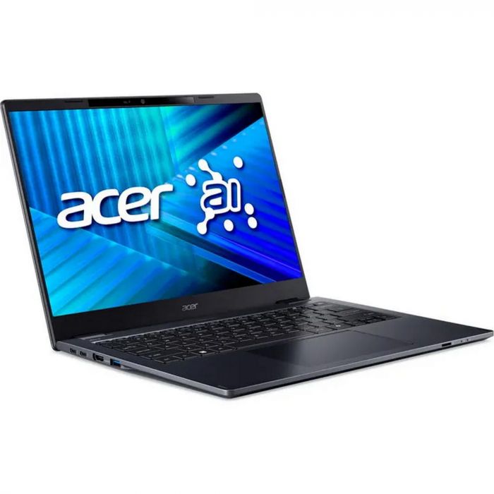 Ноутбук Acer TravelMate TMP414-55 14" WUXGA IPS, Intel U7-255U, 32GB, F1TB, UMA, Lin, синій