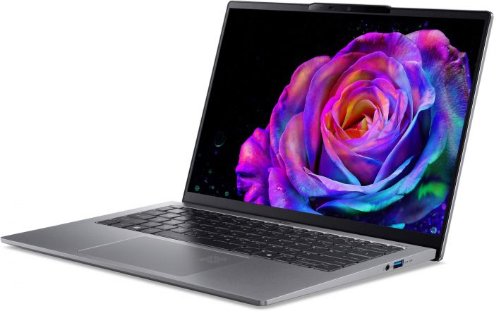 Ноутбук Acer Swift Go 14 SFG14-64 14" WUXGA OLED, AMD R7-350, 32GB, F1TB, UMA, Win11, сріблястий