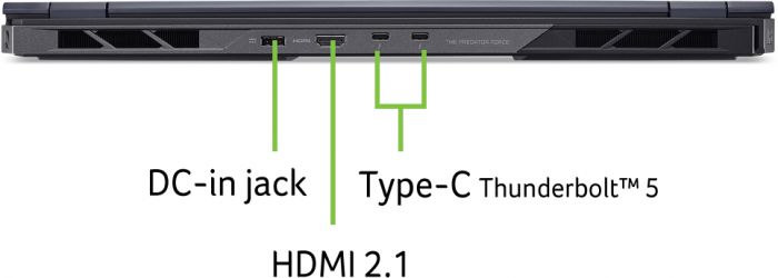 Ноутбук Acer Predator Helios 18 PH18-73 18" WQXGA IPS, Intel U9-275HX, 32GB, F2TB, NVD5080-16, Win11P