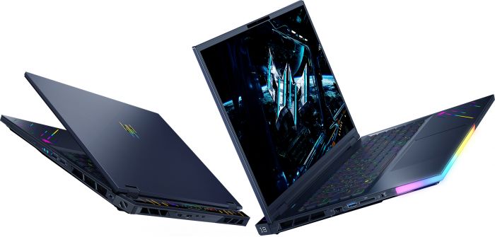 Ноутбук Acer Predator Helios 18 PH18-73 18" WQXGA IPS, Intel U9-275HX, 32GB, F1TB, NVD5080-16, Lin, чорний