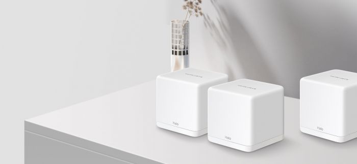 Система WiFi-Mesh MERCUSYS Halo H60X AX1500, 3xGE LAN/WAN, 3мод