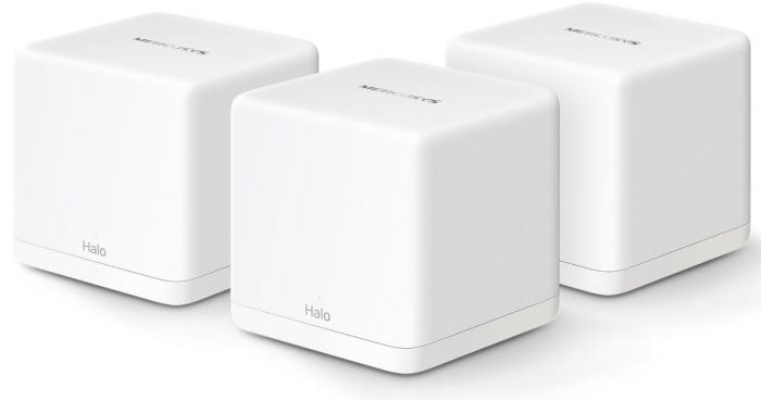 Система WiFi-Mesh MERCUSYS Halo H60X AX1500, 3xGE LAN/WAN, 3мод