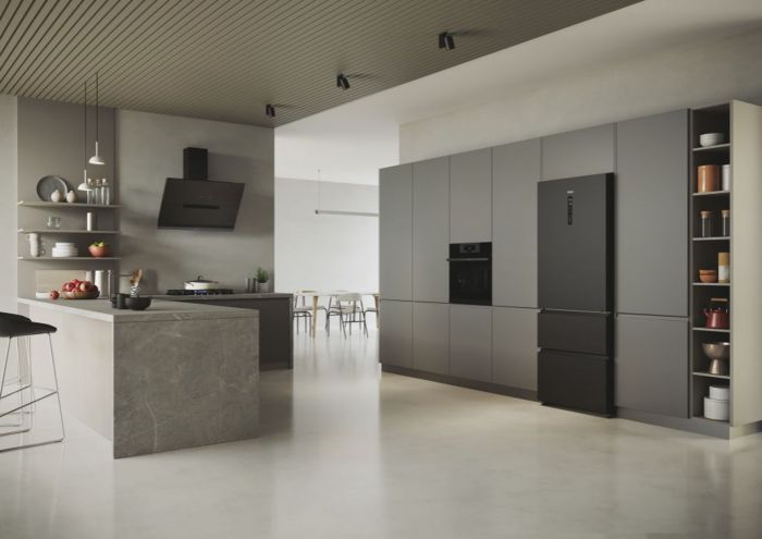 Холодильник Haier багатодверний, 190.5x70х64.8, холод.відд.-354л, мороз.відд.-174л, 3дв., А+, NF, інв., дисплей, зона нульова, чорний