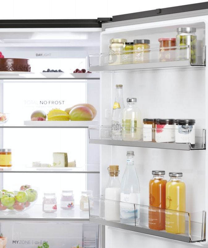 Холодильник Haier багатодверний, 190.5x70х64.8, холод.відд.-354л, мороз.відд.-174л, 3дв., А+, NF, інв., дисплей, зона нульова, чорний