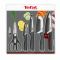 Набір ножів Tefal Comfort, 5предметів, нержавіюча сталь, пластик, чорний