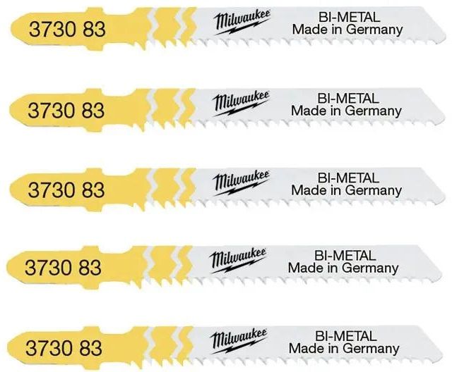 Полотно пиляльне для електролобзика Milwaukee Special по дереву, крок зуба 1.9мм х 60мм, 5шт