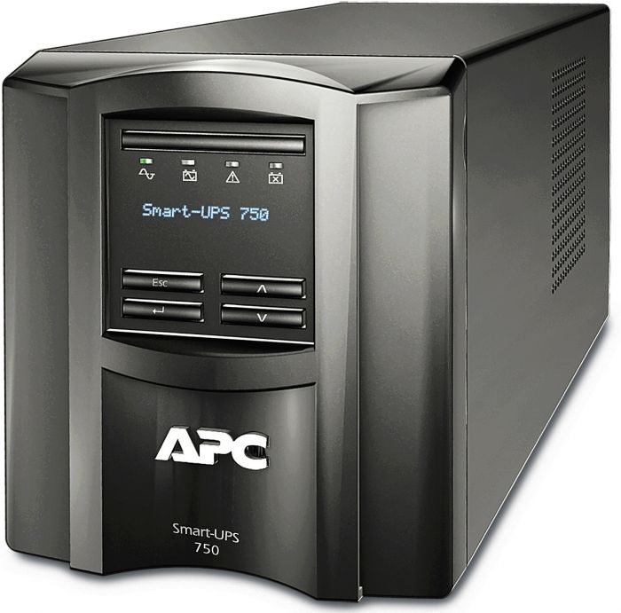 Джерело безперебійного живлення APC Smart-UPS 750VA/500W, LCD, USB, SmartConnect, 8xC13