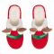 Взуття домашнє Ardesto Christmas 38/39 розмір, 100% поліестер, підошва 100% гума, червоний
