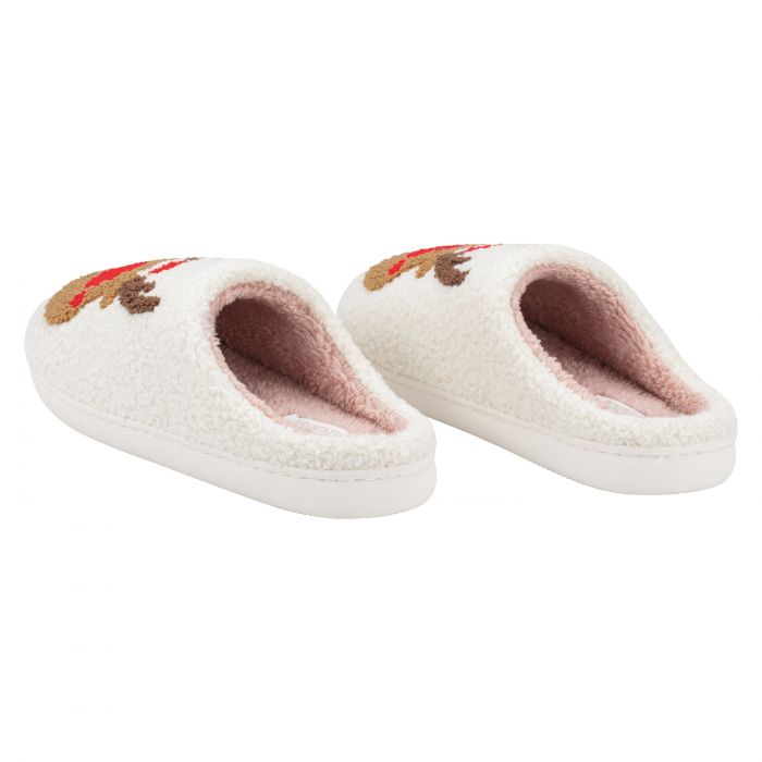 Взуття домашнє Ardesto Christmas 40/41 розмір, 100% поліестер, підошва 100% гума, білий