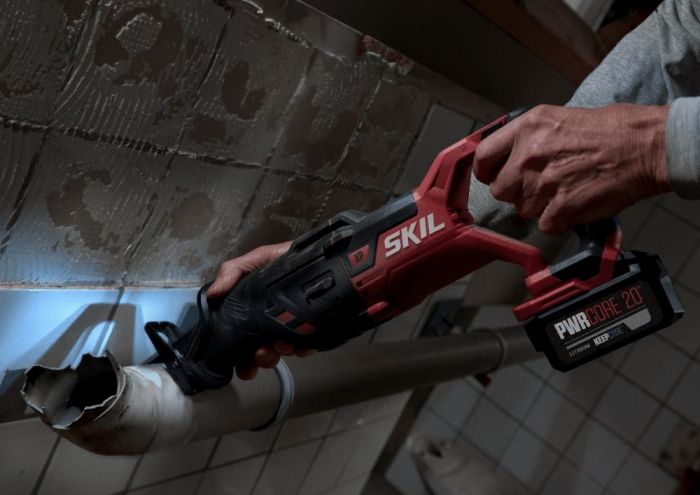 Пила шабельна акумуляторна SKIL 3480 CB XP безщіткова 20В 1х5А·год пропил 265мм хід 29мм 2.9кг