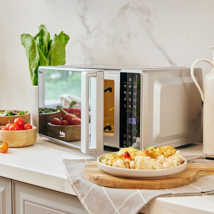 Мікрохвильова піч Beko, 20л, мех.керув., 700Вт, сірий