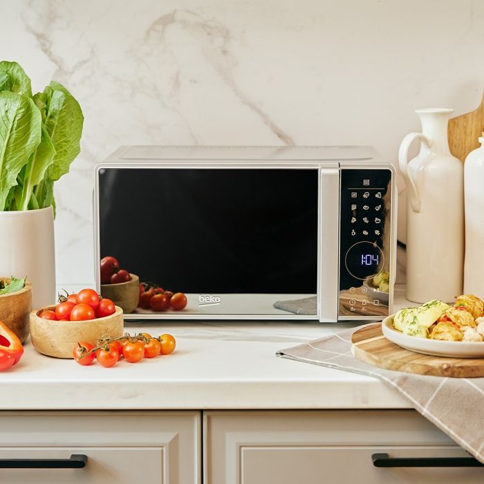 Мікрохвильова піч Beko, 20л, мех.керув., 700Вт, сірий