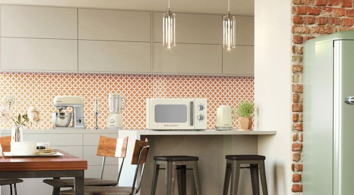 Мікрохвильова піч Gorenje, 20л, мех. керув., 700Вт, гриль, бежевий