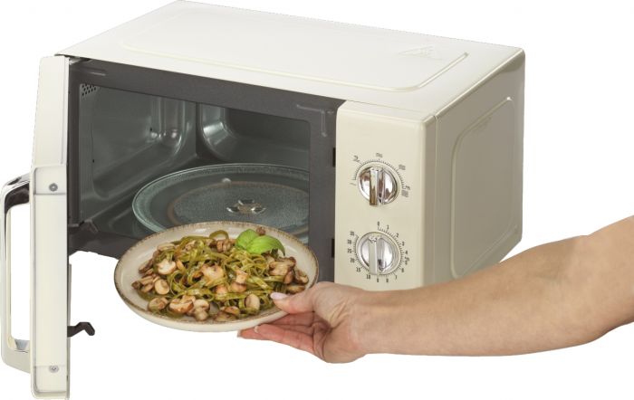 Мікрохвильова піч Gorenje, 20л, мех. керув., 700Вт, гриль, бежевий