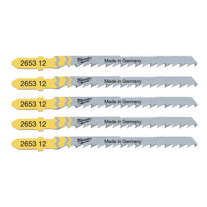 Полотно пиляльне для електролобзика Milwaukee Special по дереву, крок зуба 4.5мм х 75мм, 5шт