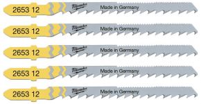 Полотно пиляльне для електролобзика Milwaukee Special по дереву, крок зуба 4.5мм х 75мм, 5шт