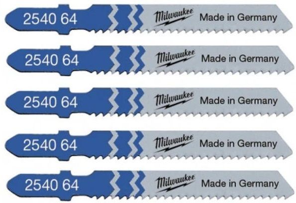 Полотно пиляльне для електролобзика Milwaukee T118B по металу, крок зуба 2мм х 55мм, 5шт