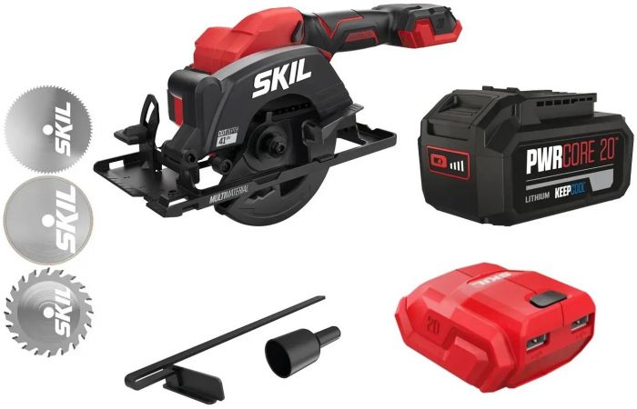 Пила дискова акумуляторна SKIL 3540 CA Compact 20В 1х5А·год 120мм 1.8кг