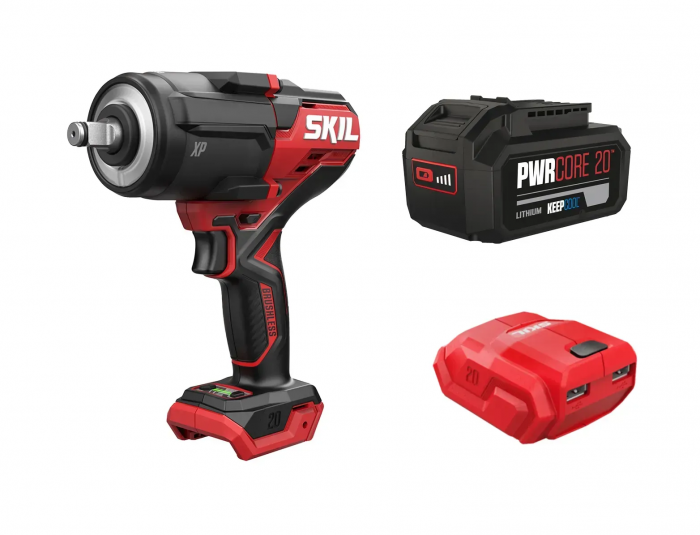 Гайковерт ударний SKIL 3285 CA XP безщітковий 20В 1х5А·год до 2850об·хв 700Нм 2.25кг