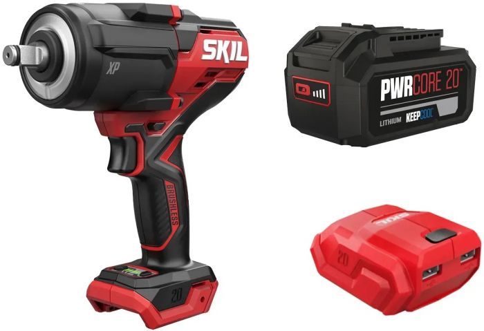 Гайковерт ударний SKIL 3285 CA XP безщітковий 20В 1х5А·год до 2850об·хв 700Нм 2.25кг