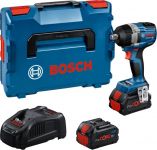 Гайковерт ударний Bosch GDS 18V-750C 18В 2x8А·год до 3000об·хв 270/380/750Нм квадрат 1/2" ЗП GAL1880CV кейс Bluetooth 1.7кг