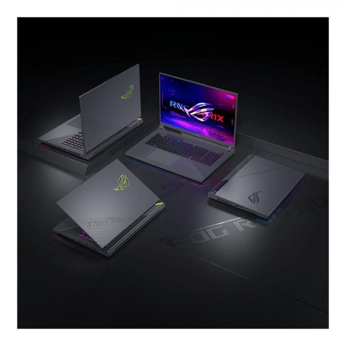Ноутбук ASUS ROG Strix 18 G814PM-S9024 18" WQXGA IPS, AMD R9-8940HX, 16GB, F1TB, NVD5060-6, NoOS, Сірий
