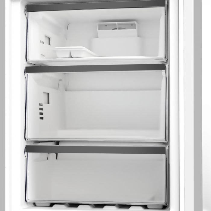 Холодильник Whirlpool з нижн. мороз., 203.5x60х66.3, холод.відд.-231л, мороз.відд.-104л, 2дв., А++, NF, інв., зона нульова, нерж