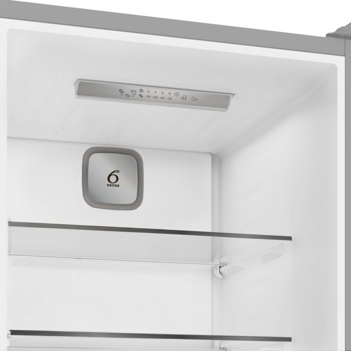 Холодильник Whirlpool з нижн. мороз., 203.5x60х66.3, холод.відд.-231л, мороз.відд.-104л, 2дв., А++, NF, інв., зона нульова, нерж