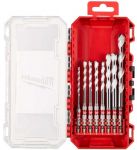 Набір свердел Milwaukee ShW HEX, універсальний, 8шт, 3-10мм, кейс