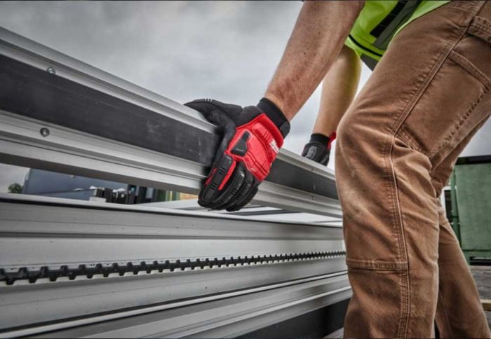 Рукавички робочі Milwaukee Impact Demolition, поліестер/спандекс/нітрил, р.8/M, чорні