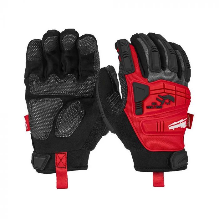 Рукавички робочі Milwaukee Impact Demolition, поліестер/спандекс/нітрил, р.8/M, чорні