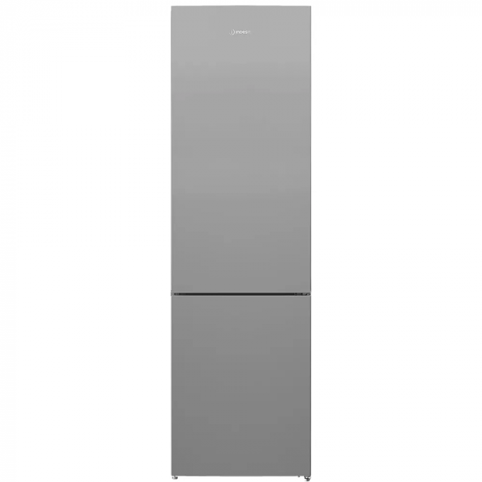 Холодильник Indesit з нижн. мороз., 202.5x60х67, холод.відд.-266л, мороз.відд.-120л, 2дв., А++, ST, сріблястий