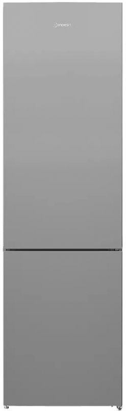 Холодильник Indesit з нижн. мороз., 202.5x60х67, холод.відд.-266л, мороз.відд.-120л, 2дв., А++, ST, сріблястий