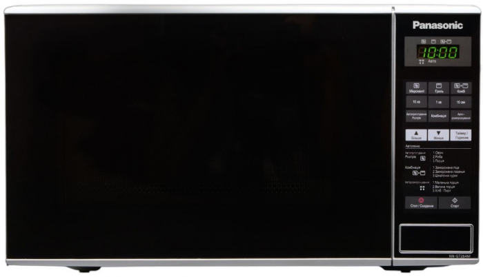 Мікрохвильова піч Panasonic , 20л, 800Вт, гриль, дисплей, нерж