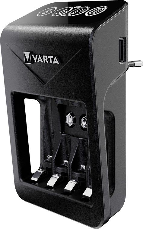 Зарядний пристрій Varta Lcd Plug Charger 4хNI MH AA2600 мА•год