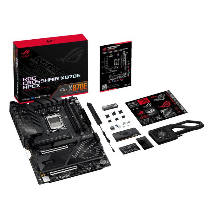 Материнcька плата ASUS ROG CROSSHAIR X870E APEX sAM5 X870E 4xDDR5 M.2 USB Type-C WiFi BT ATX