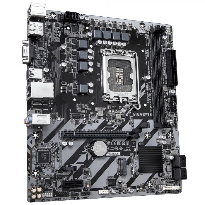Материнська плата GIGABYTE H810M S2H s1851 H810 2xDDR5 HDMI DP D-Sub mATX